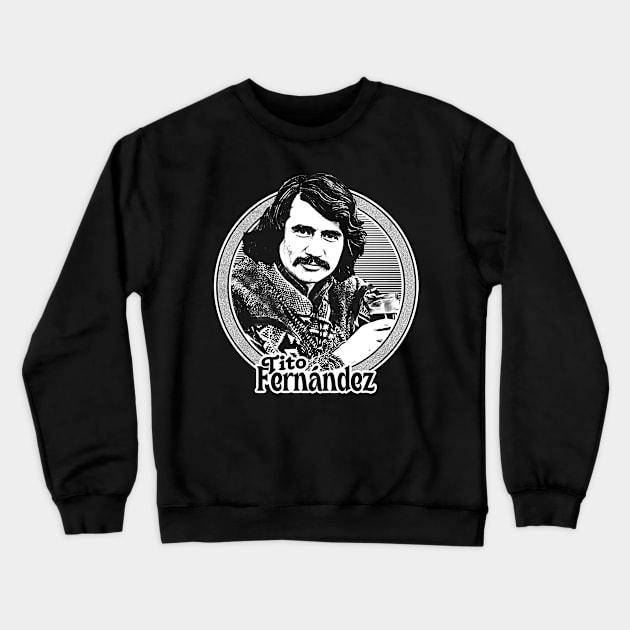 Tito Fernández / Retro Style Fan Art Crewneck Sweatshirt by DankFutura